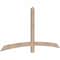 Ekena Millwork Bellingham Smooth Timber Gable Bracket, Douglas Fir, 72"W x 36"H x 1 1/2"D x 3 1/2"F, 12/12 Pitch GBW072X36X0204BEL00SDF - alternate 2